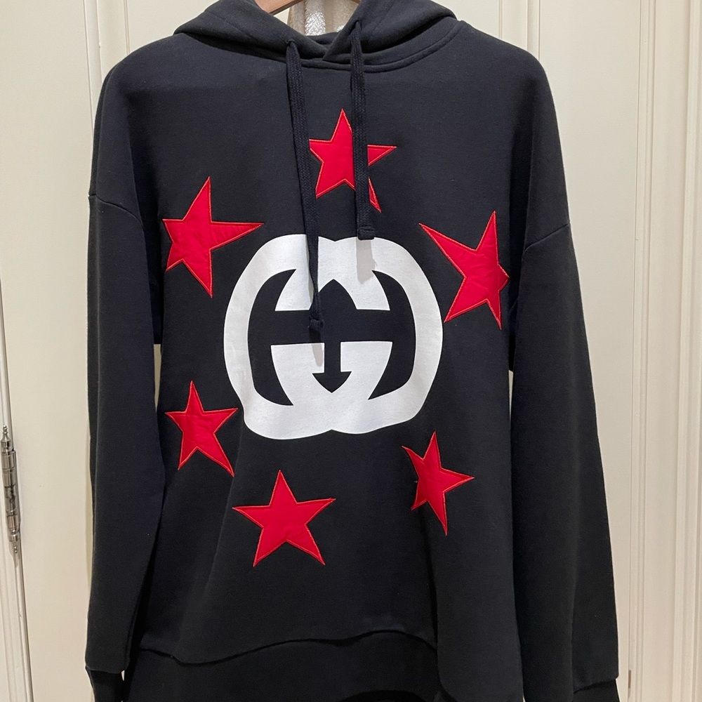 Gucci Hoodie Mens Medium (Womens Large) Brand New
